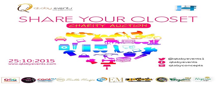 Celebrities endorse the Share Your Closet Charity Auction